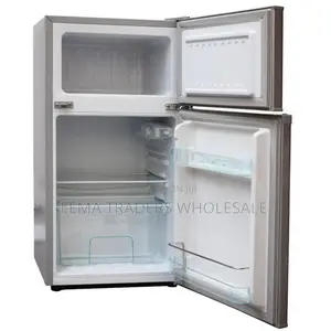 90 Litres Double Door Direct Cool Fridge, Silver- Rf/222