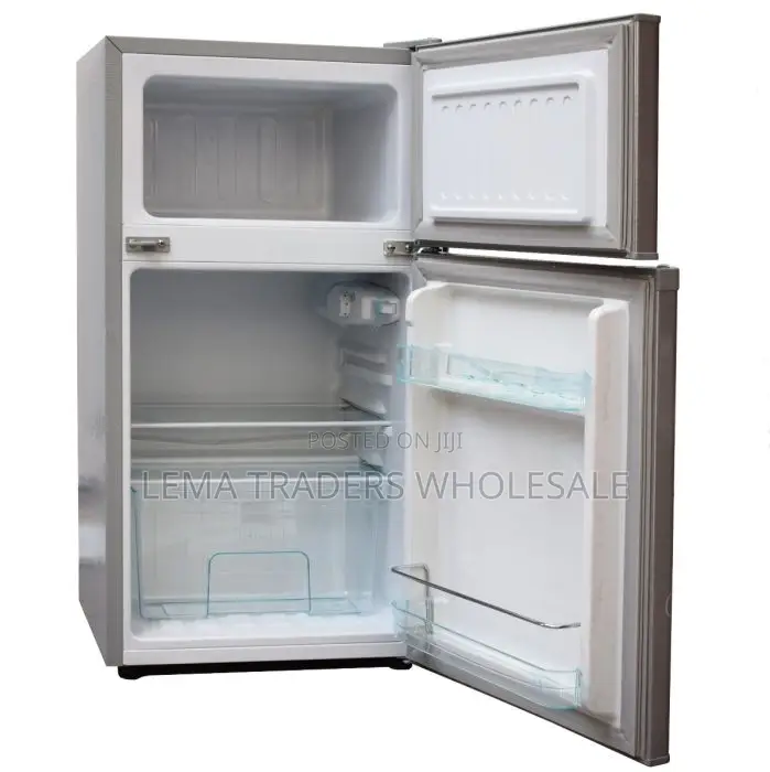 90 Litres Double Door Direct Cool Fridge, Silver- Rf/222