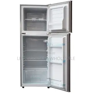 128 Liters Double Door Direct Cool Fridge, Silver- Rf/173