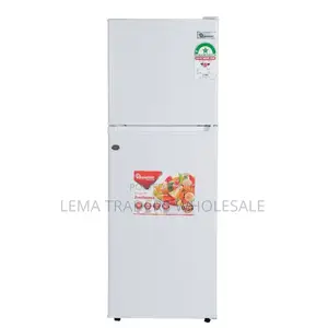 128 Liters Double Door Direct Cool Fridge, White- Rf/174