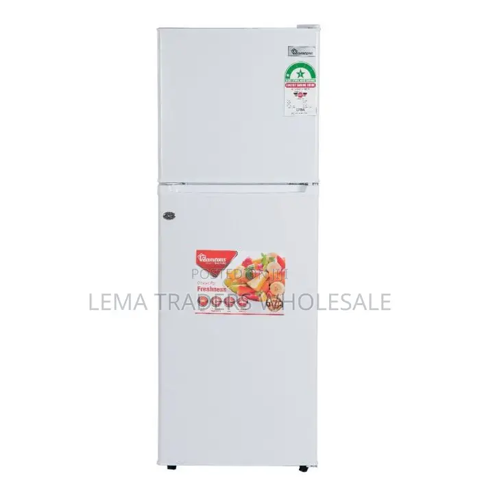 128 Liters Double Door Direct Cool Fridge, White- Rf/174