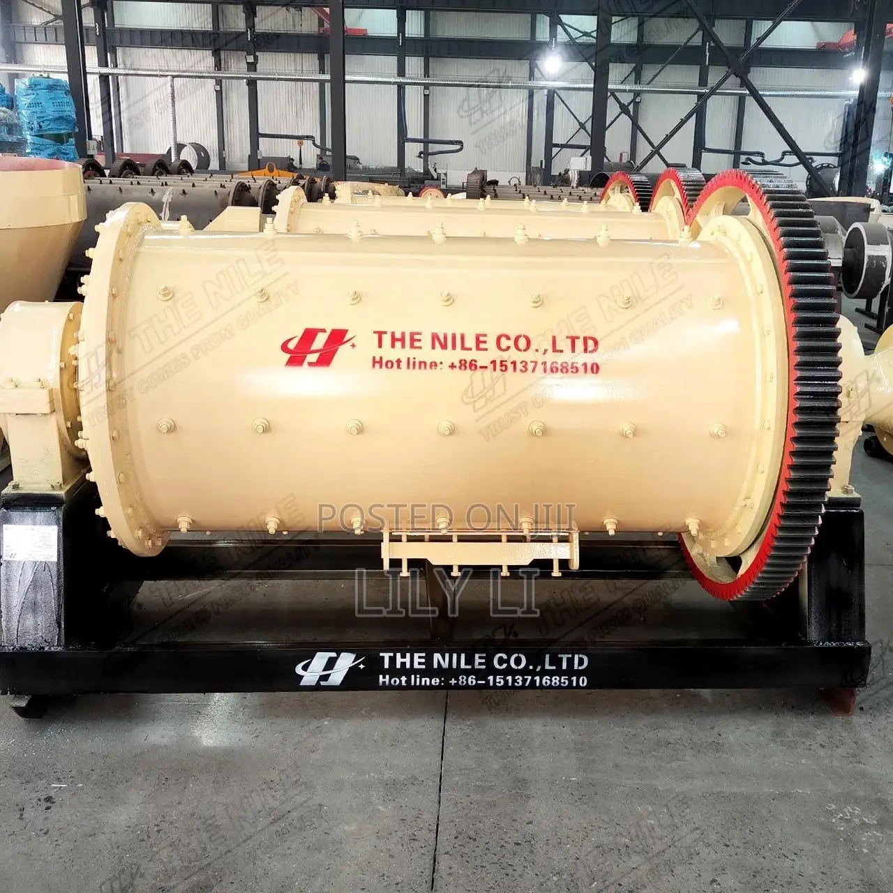 Large Capacity Industrial Ball Mill Medium Mining