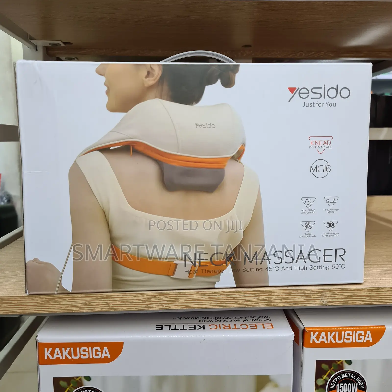 Yesido Neck Massager With Heat Therapy Low 45°C and High 50°C Settings