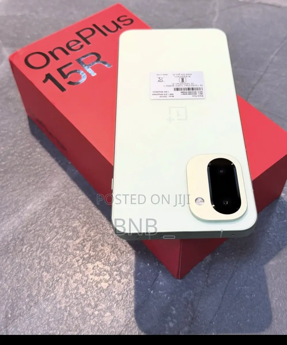 New OnePlus 15R 256 GB White