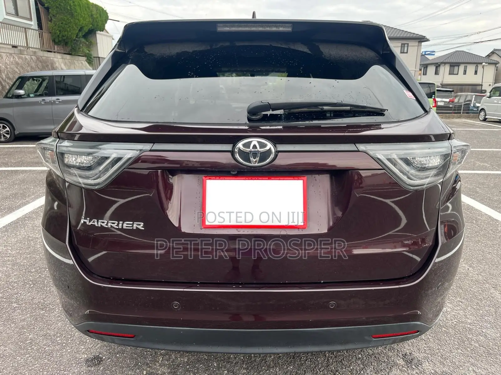 Toyota Harrier 2.0 2016 Burgundy
