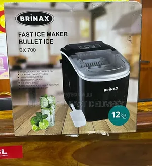 Brinax BX 700 Ice Maker – Portable Countertop Machine Making 12kg/Day