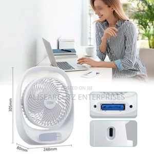 Portable Min Manual Desk Fan Rechargeable