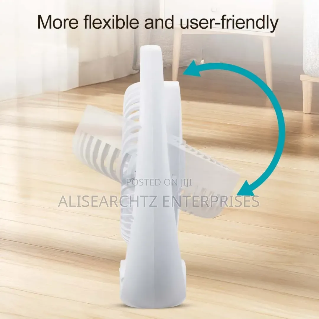 Portable Min Manual Desk Fan Rechargeable