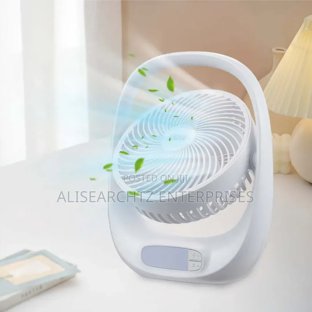 Portable Min Manual Desk Fan Rechargeable