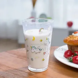 Cute Mug 400 Mls, Water, Milk Cup With Silicone Straw