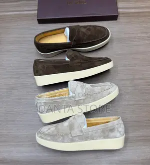 Suede De Paul Penny Loafers