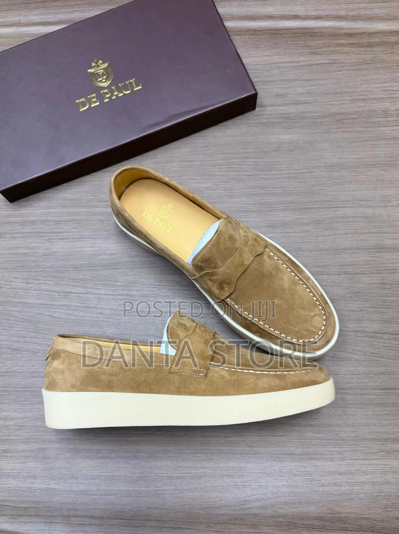 Suede De Paul Penny Loafers