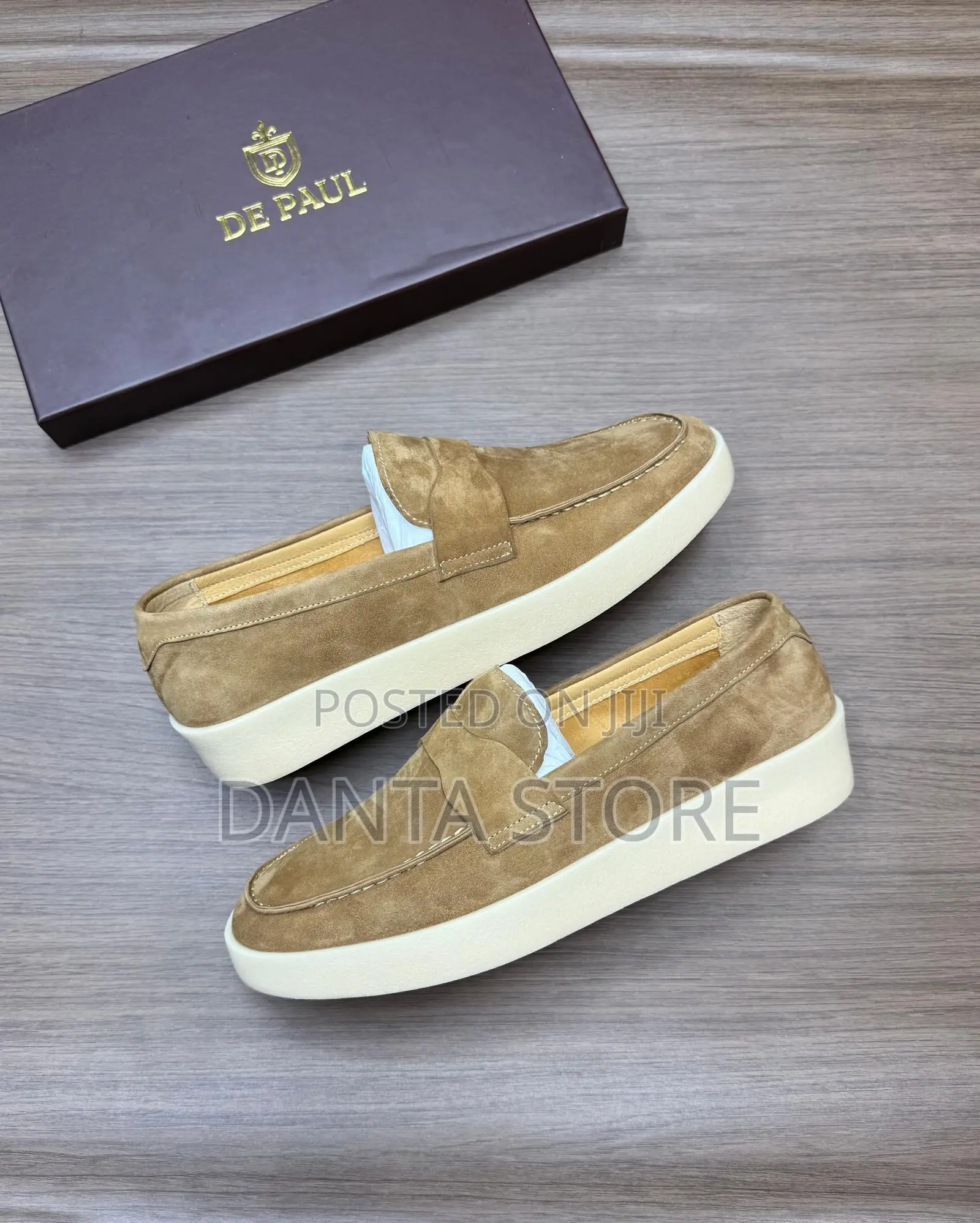 Suede De Paul Penny Loafers