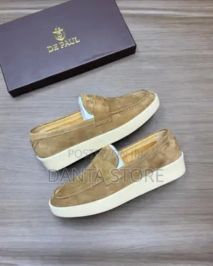 Suede De Paul Penny Loafers