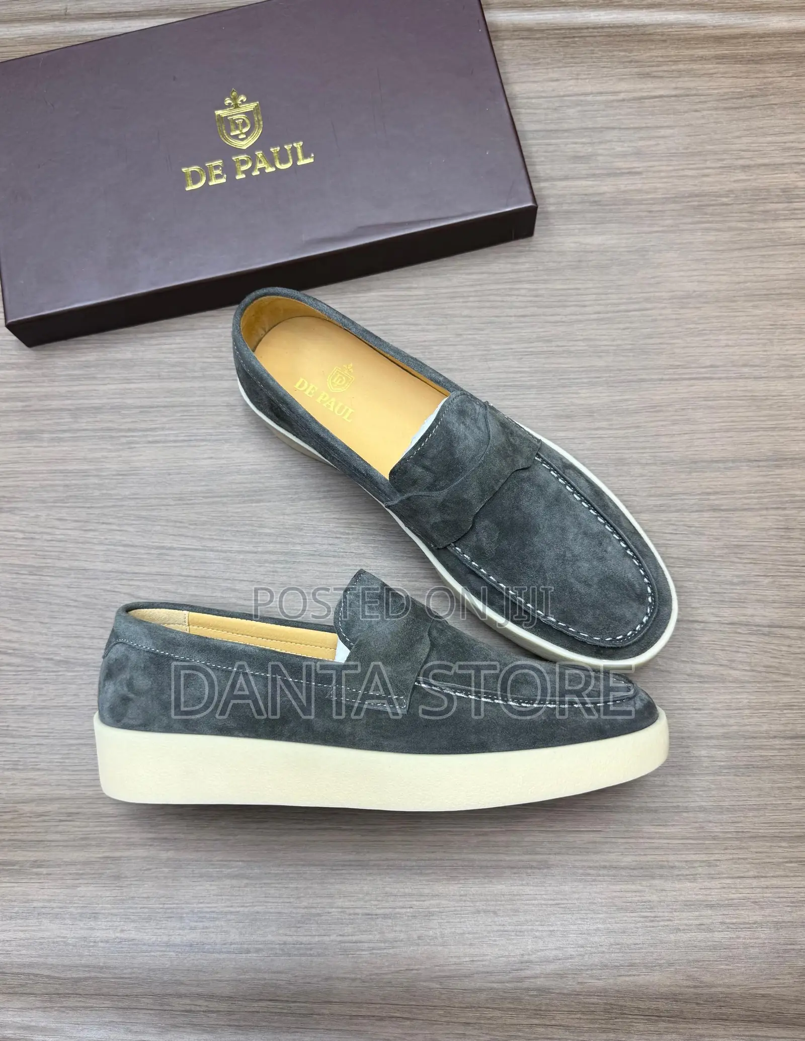 Suede De Paul Penny Loafers
