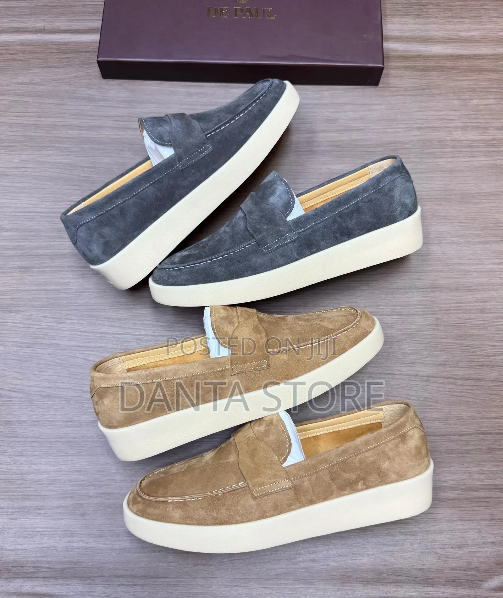 Suede De Paul Penny Loafers
