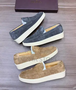 Suede De Paul Penny Loafers