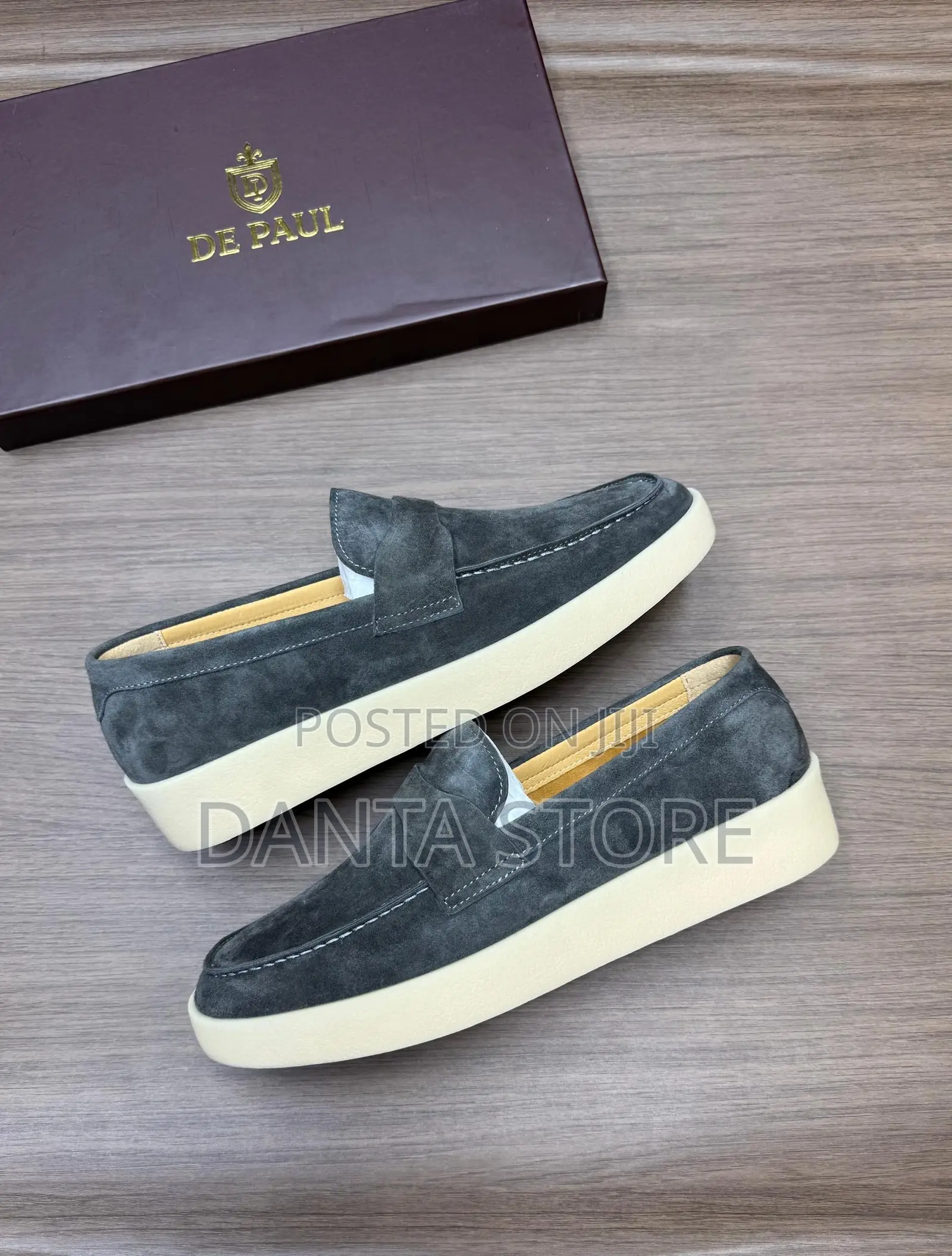 Suede De Paul Penny Loafers