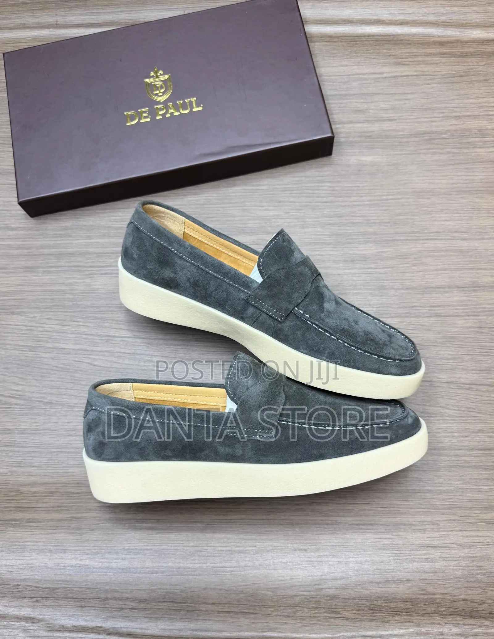 Suede De Paul Penny Loafers