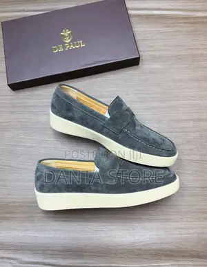 Suede De Paul Penny Loafers