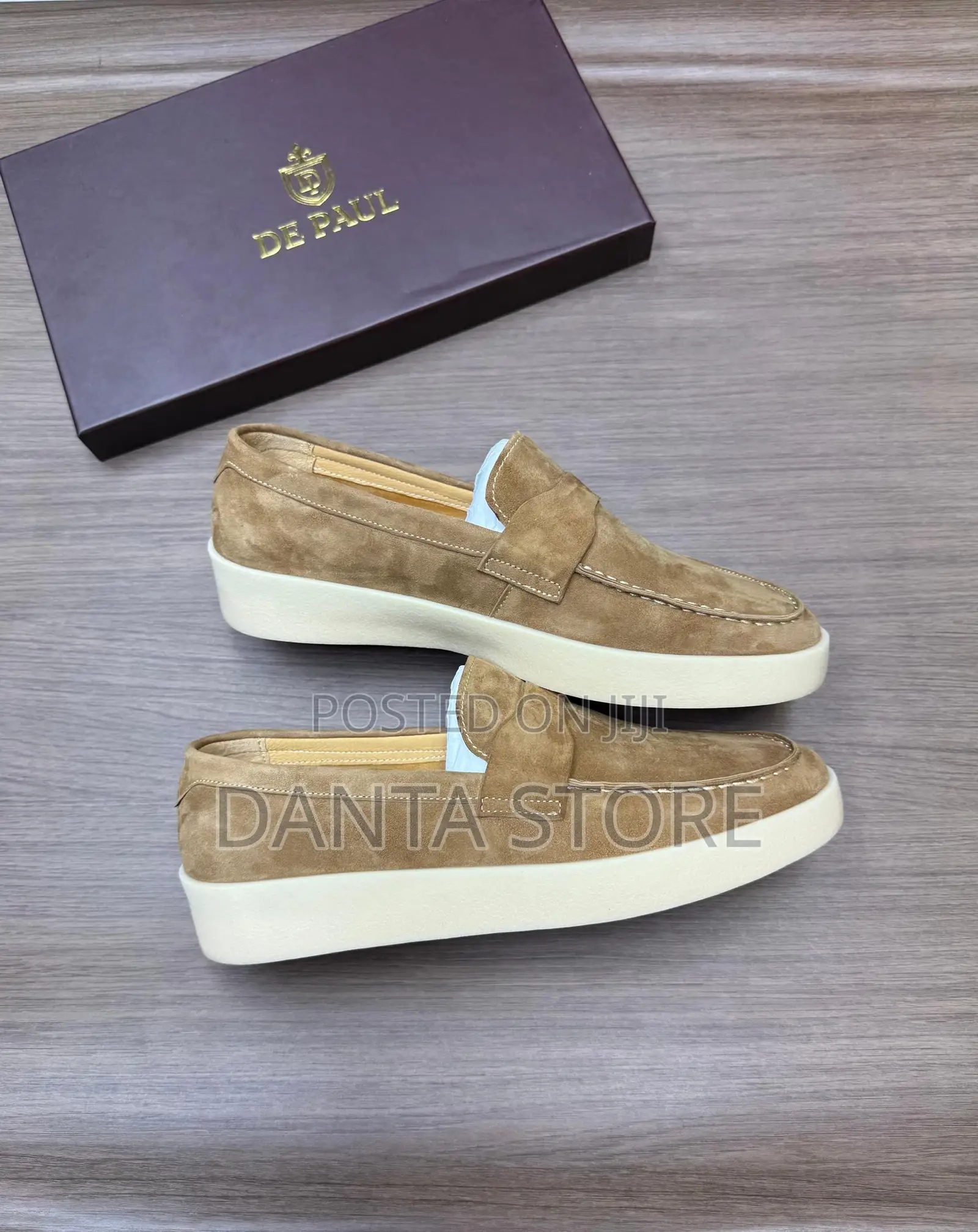 Suede De Paul Penny Loafers