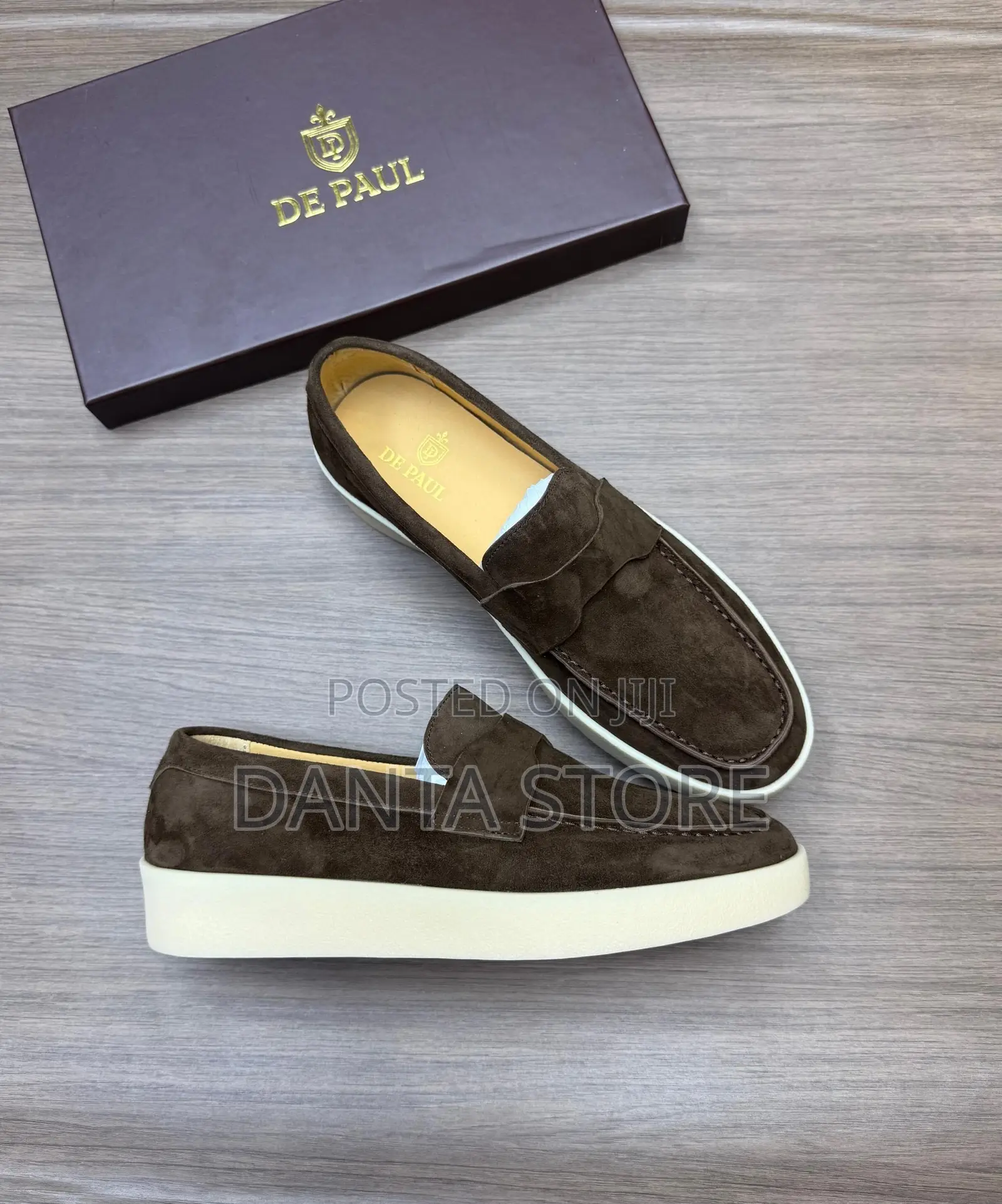 Suede De Paul Penny Loafers