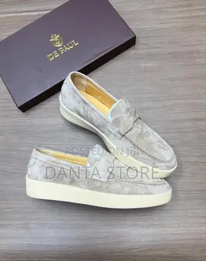 Suede De Paul Penny Loafers