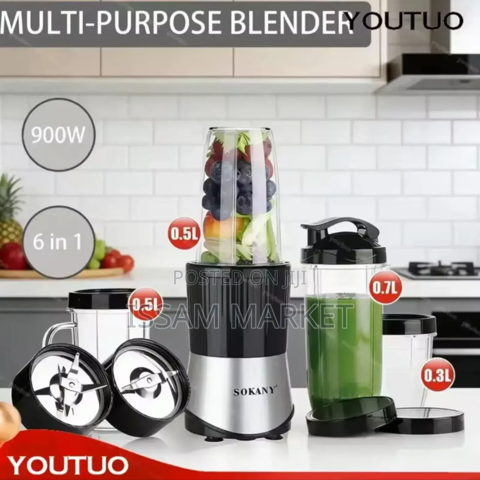 6 in 1 Multipurpose Blender