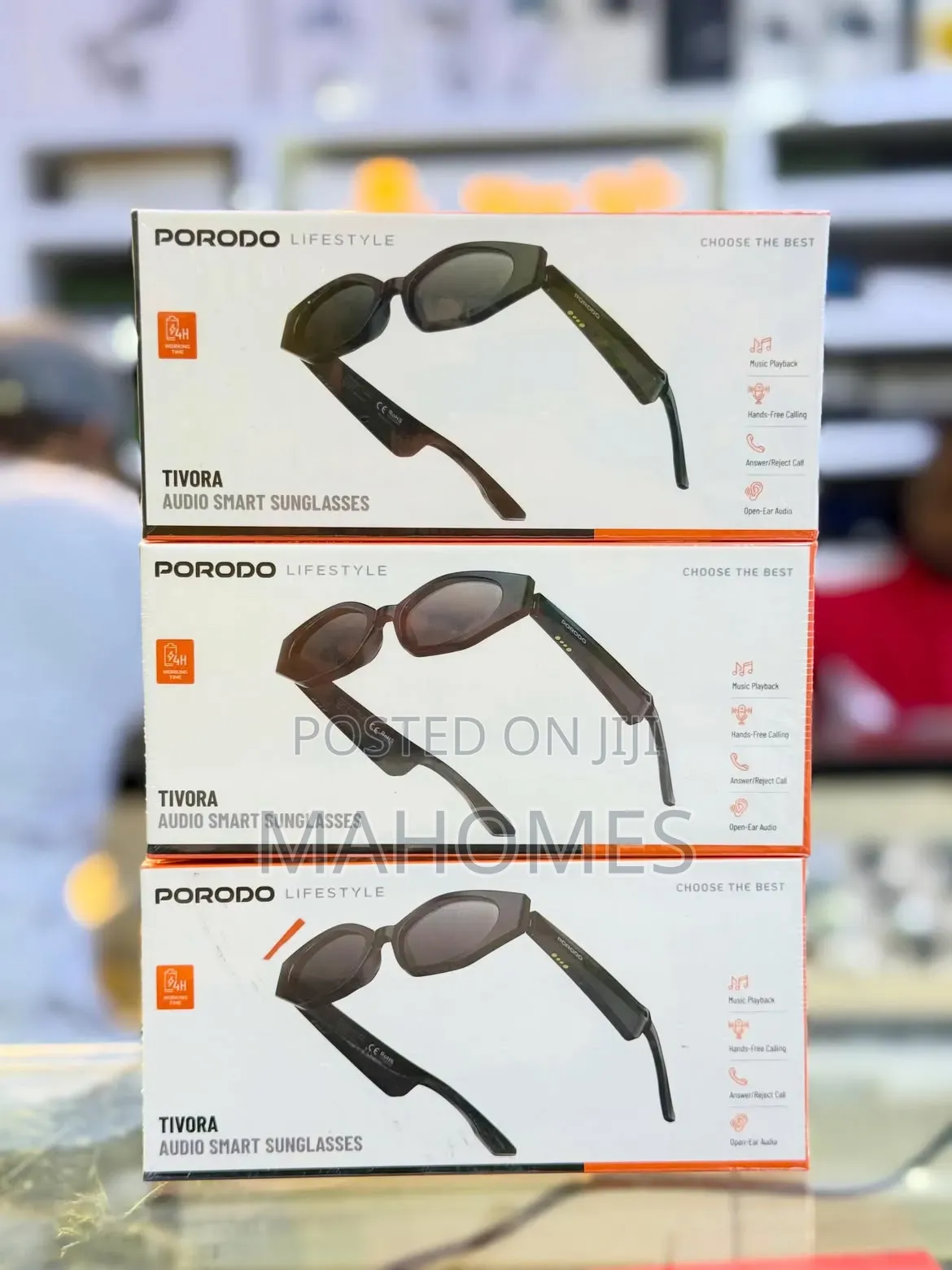 PORODO Tivola Audio Smart Sunglasses