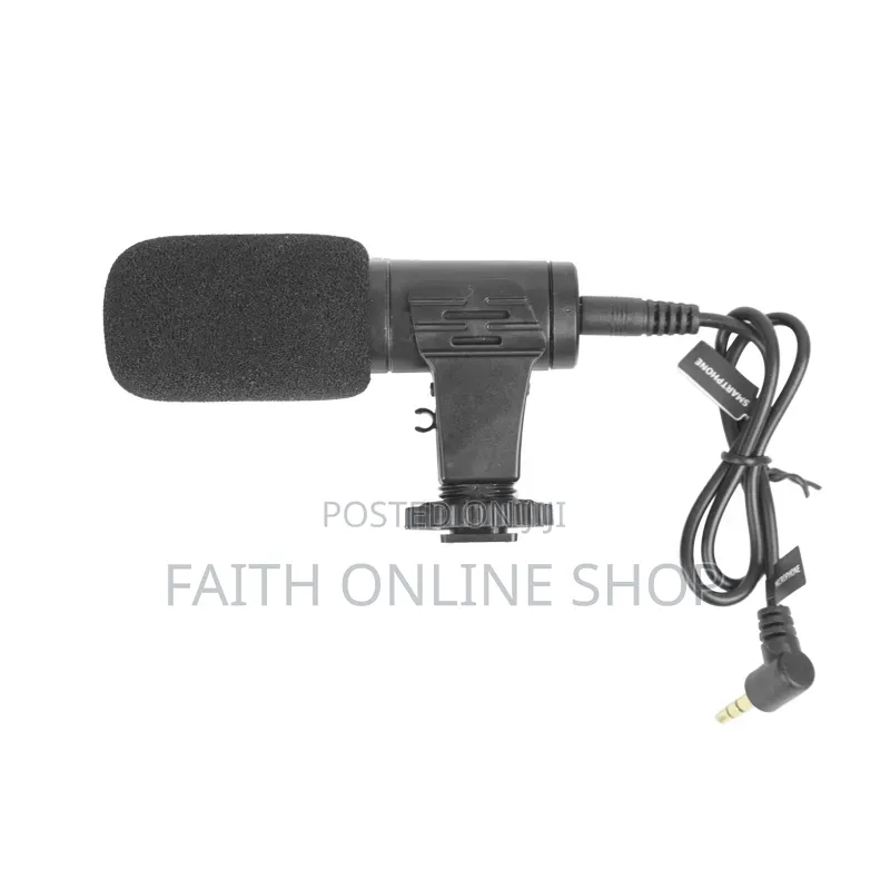 Professional Camera-Mount Shotgun Microphone
