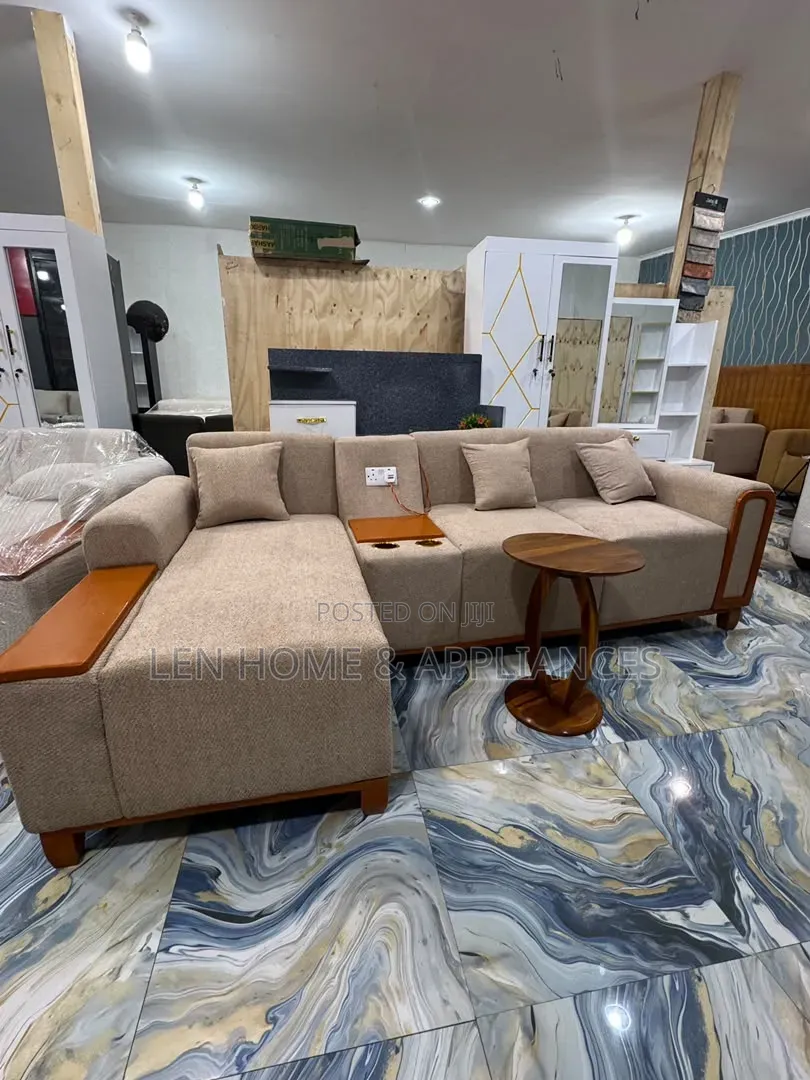 Sofa L Shape Na Coffee Table Yake