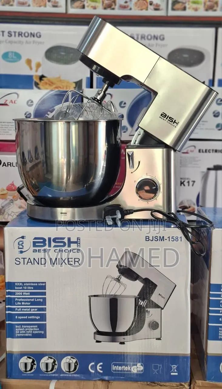 🔥🆕 Stand Mixer Bish – 10 Litres 🔥