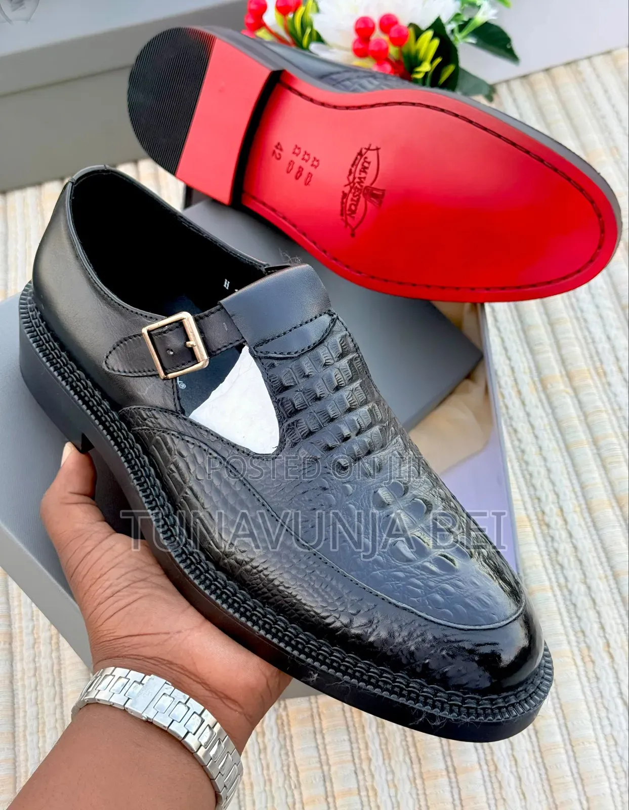 Weston Leather Shoes Classic Black