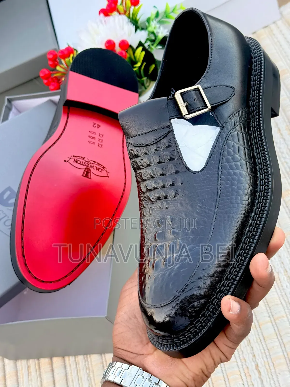 Weston Leather Shoes Classic Black