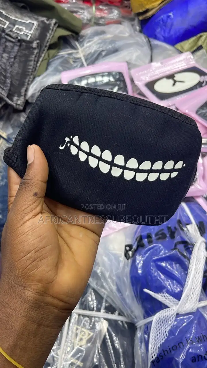 Black Novelty Reusable Cotton Face Mask Washable Collection