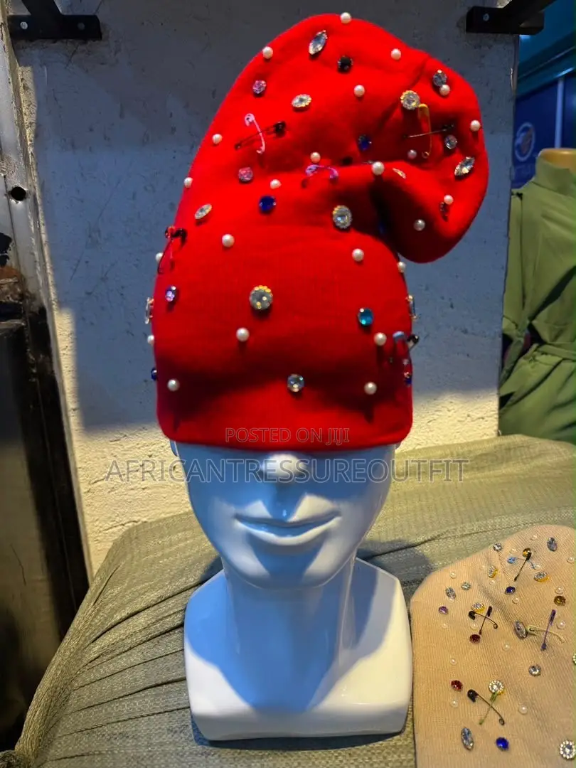 Slouchy Beanie Features a Striking Array of Mixed Crystal