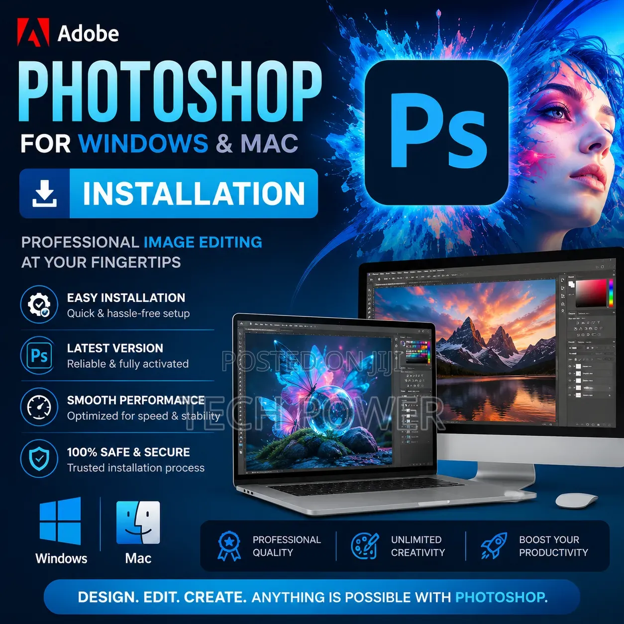 Adobe Photoshop Installation & Activation | Windows & Mac