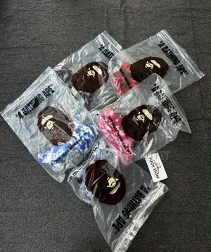 A Bathing Ape Abc Camo Balaclava Signature Ape Head Logo Patch
