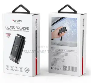 Yesido Mini Car Window Glass Breaker With Seat Belt Cutter, Aluminum