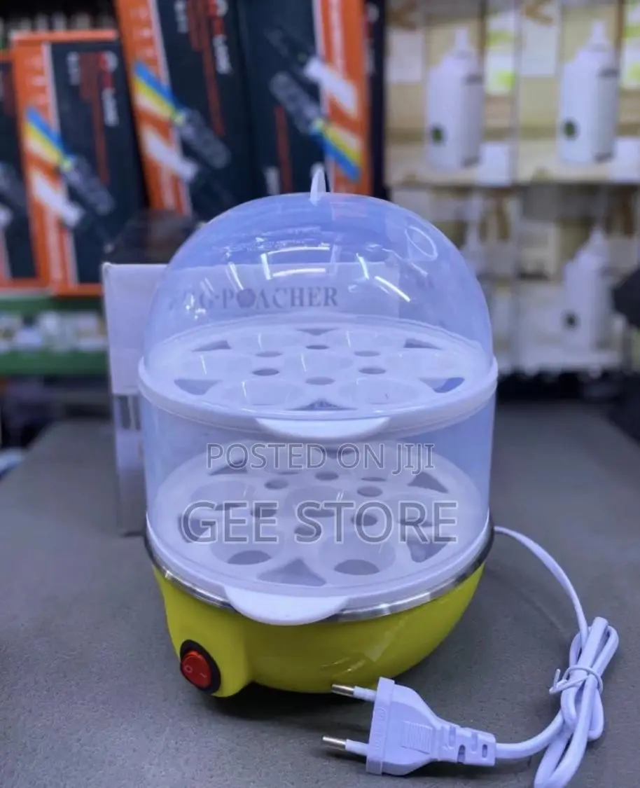 Double-Layer Electric Egg Boiler 14-Egg Automatic Cooker and Steamer