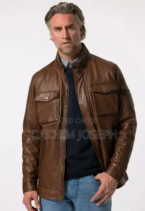 Brown Leather Coat