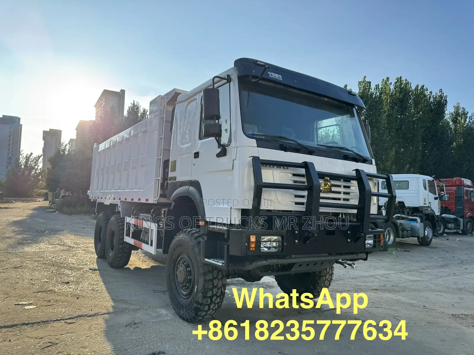 Ready for Order HOWO 6x6 Dump Truck 371 Engine