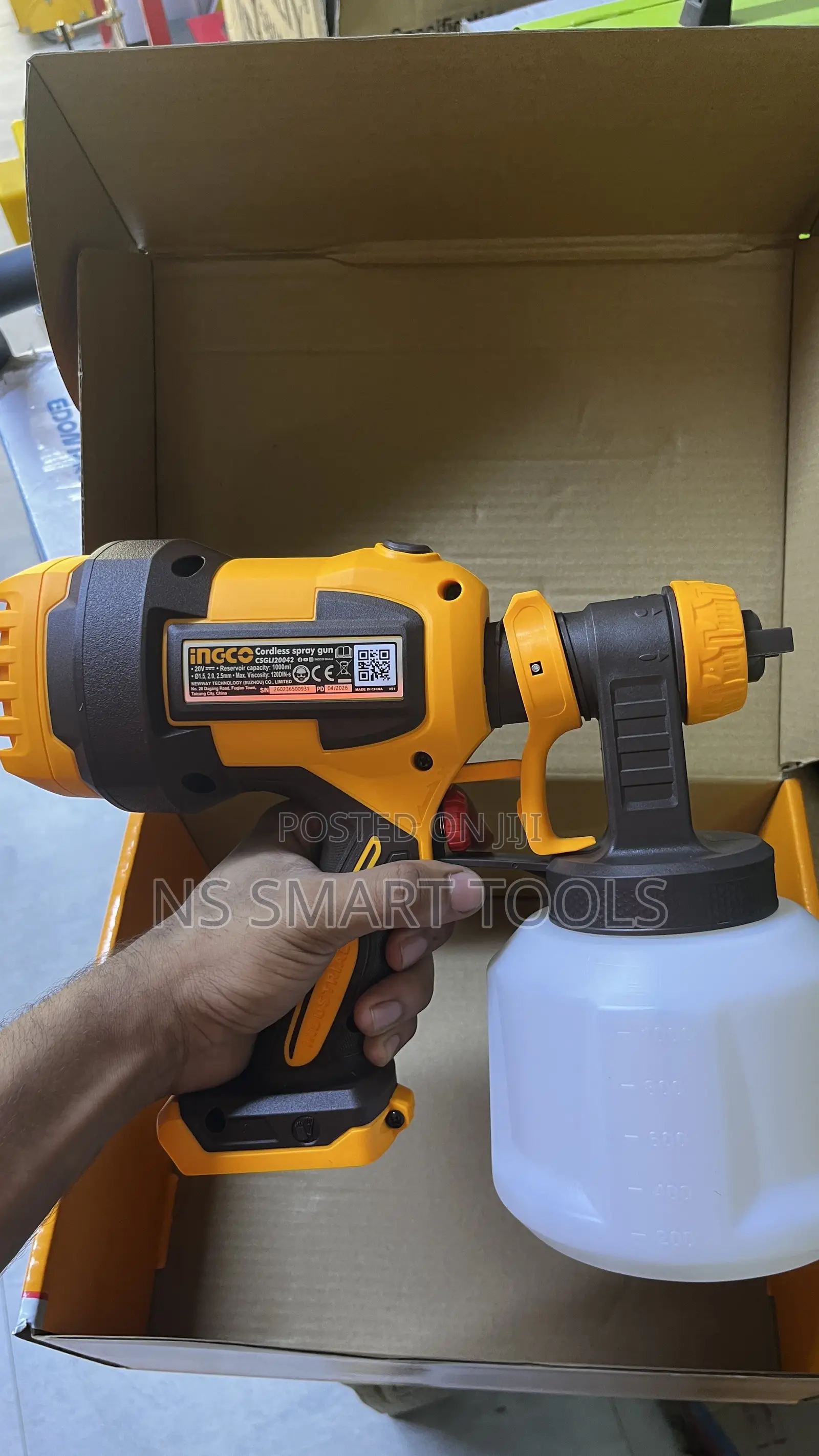 Ingco Cordless Spray Gun 20v
