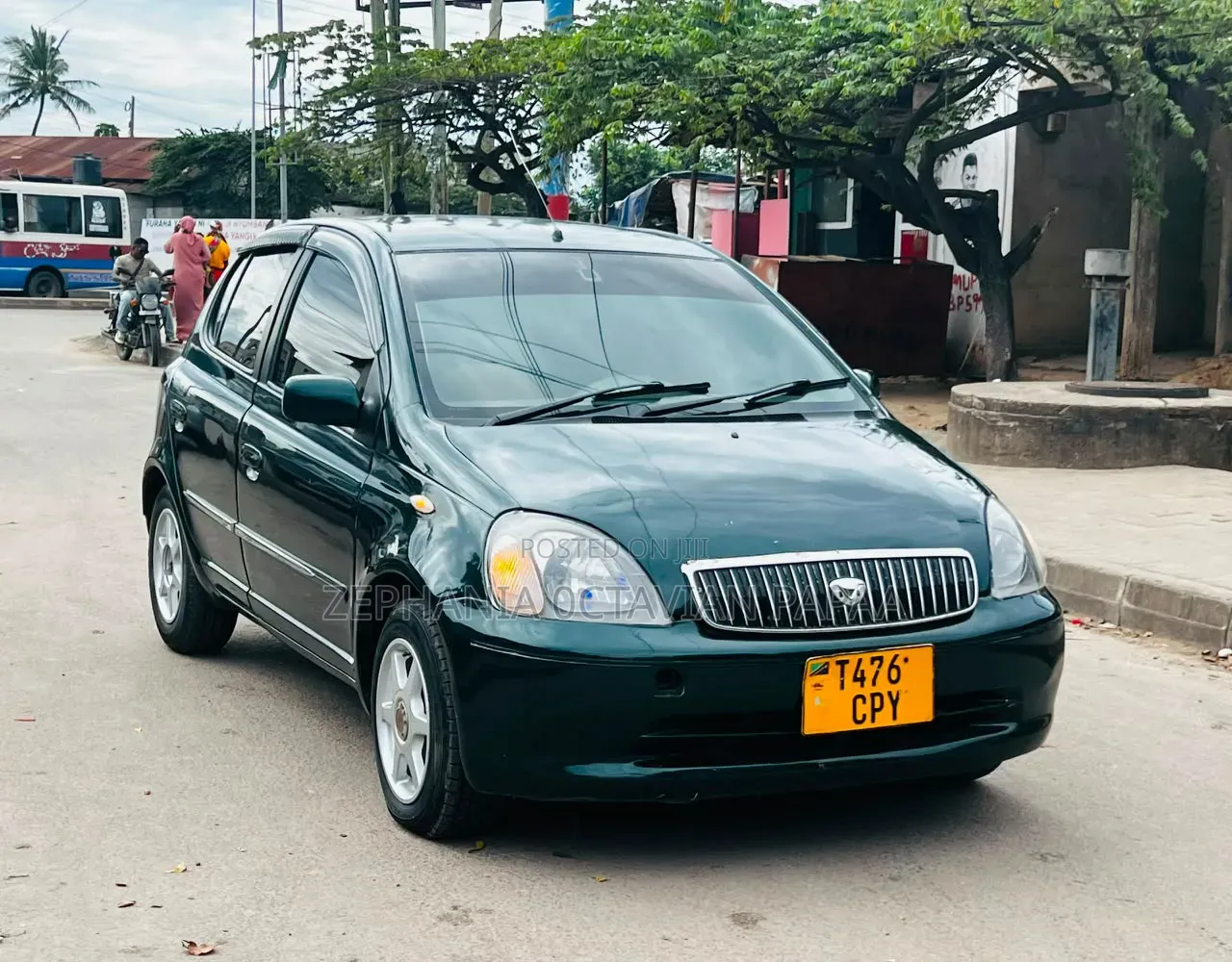Toyota Vitz 2002 Blue