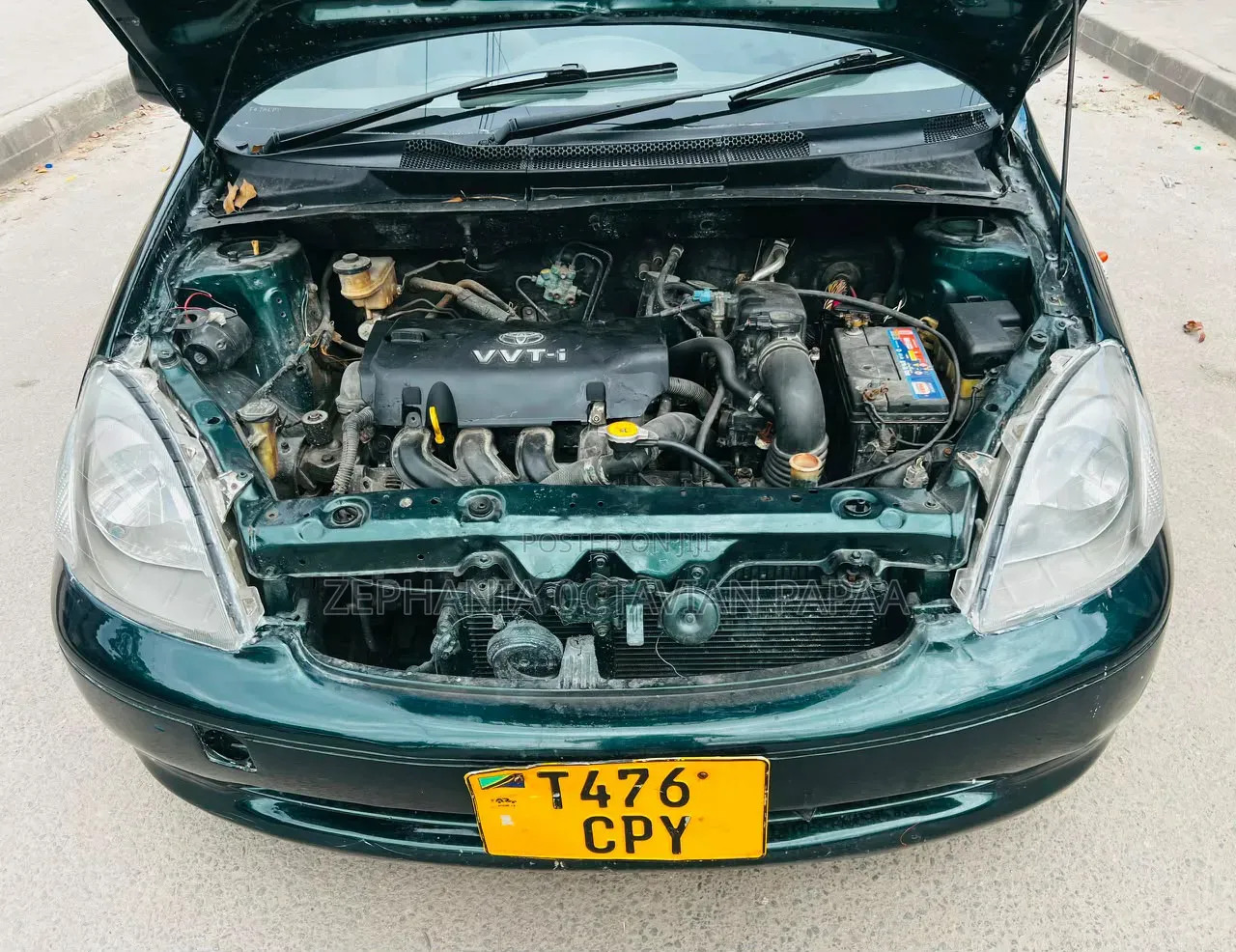 Toyota Vitz 2002 Blue