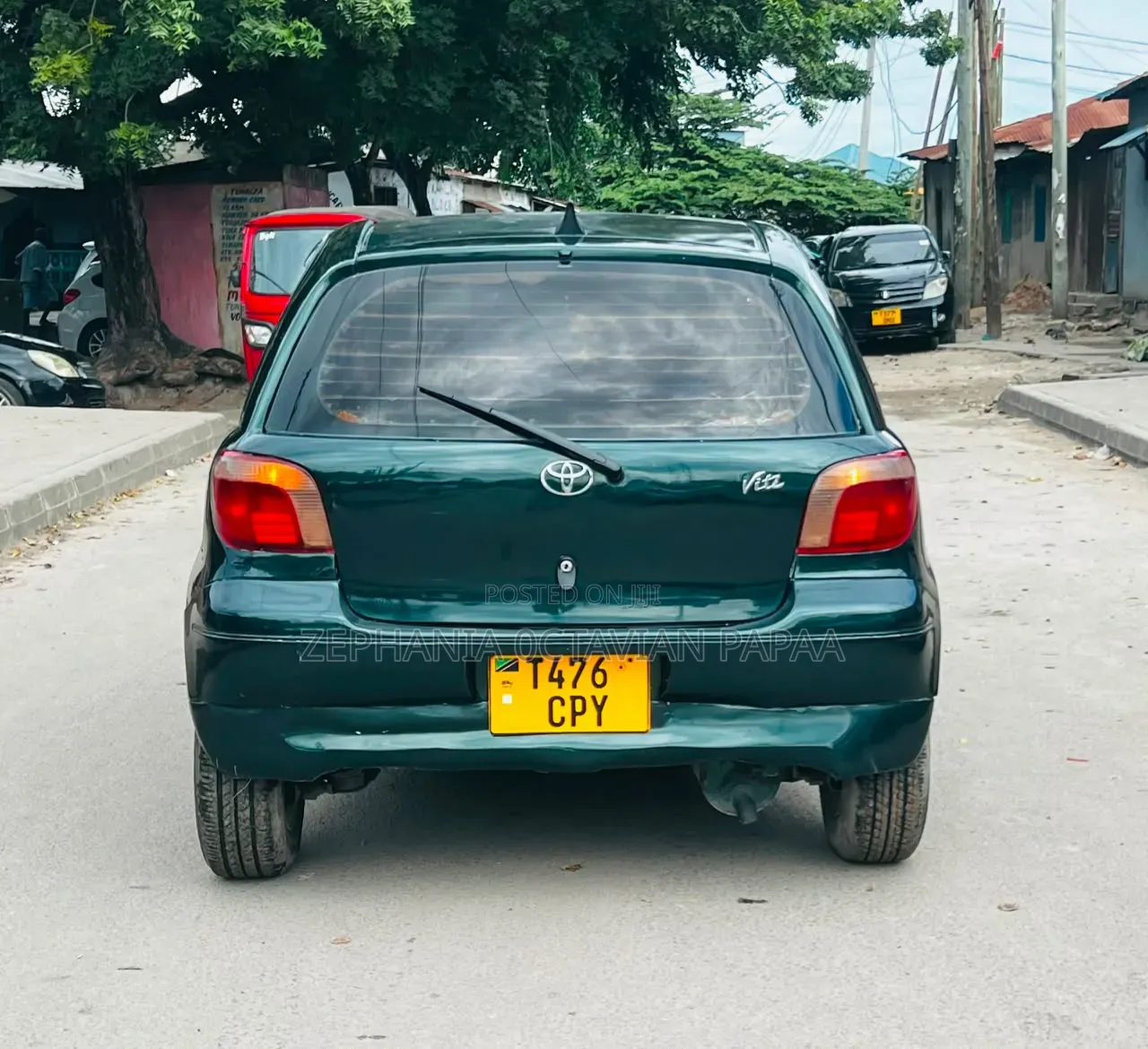 Toyota Vitz 2002 Blue