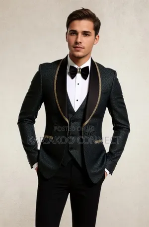 Luxury Standard Black Suit