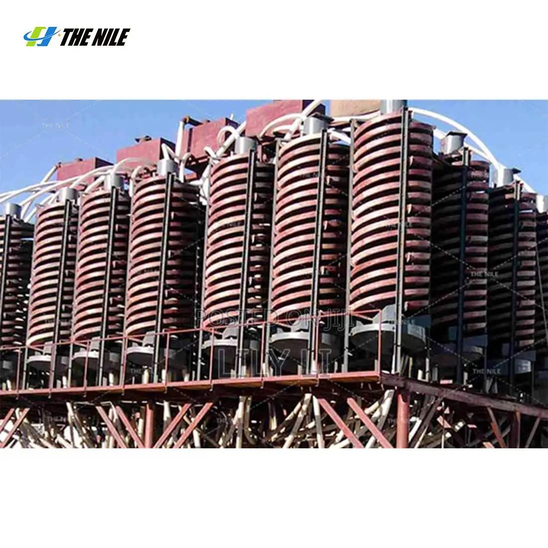 Fibreglass Spiral Chute Gravity Separator for Gold Chrome Ore Mining