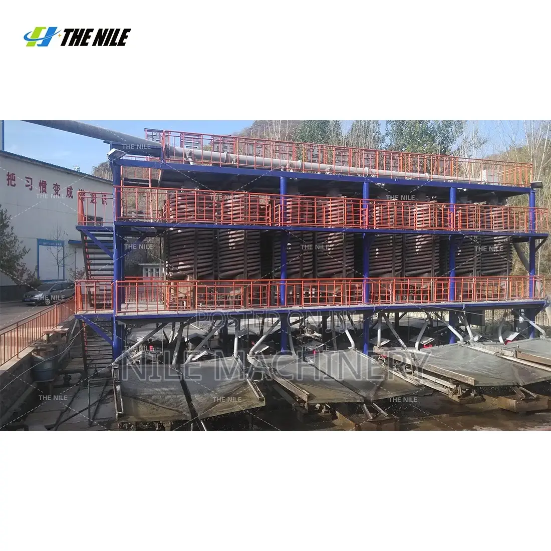 Spiral Chute Mining Machine Gravity Concentration Gold Tin Tungsten