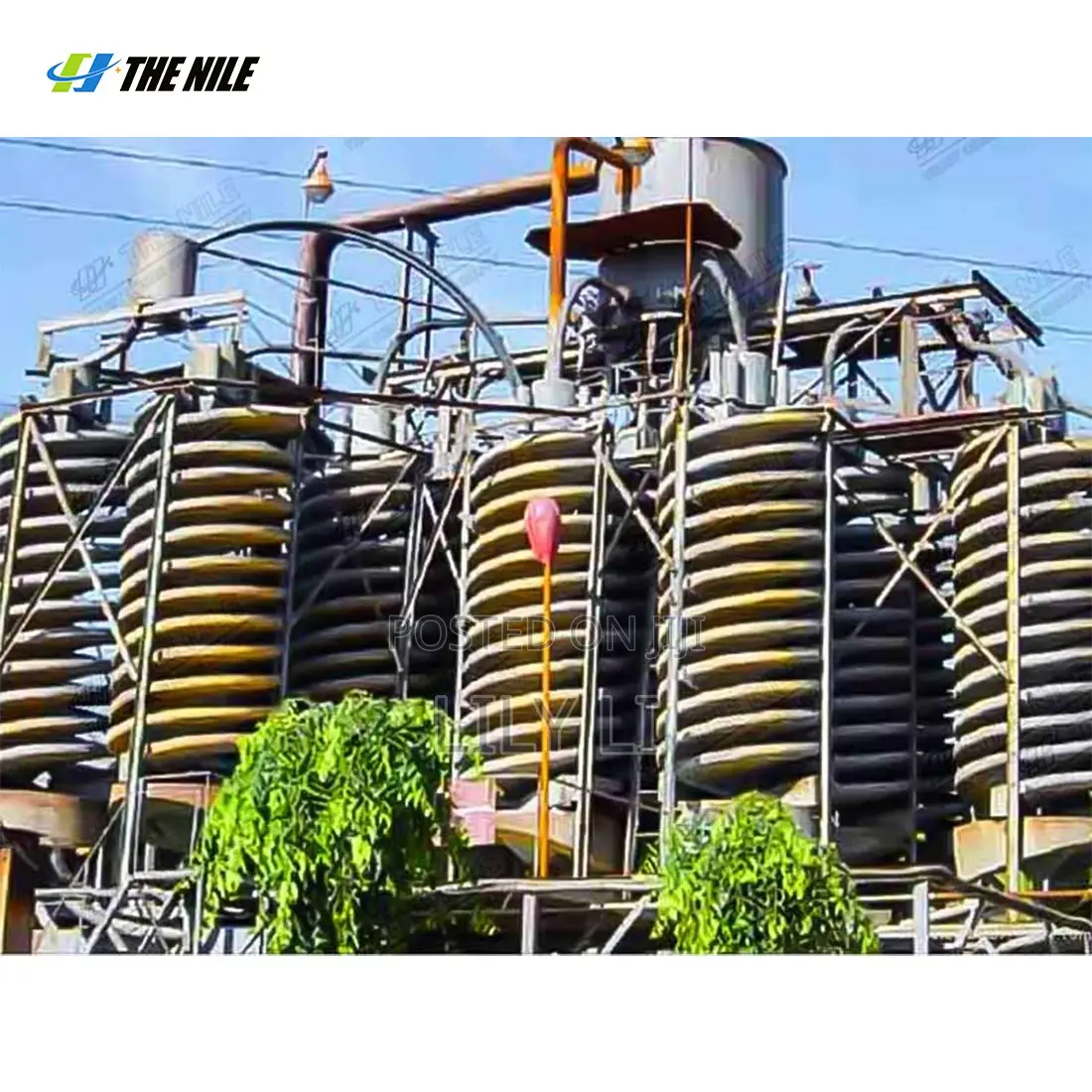 Spiral Chute Mining Machine Gravity Concentration Gold Tin Tungsten